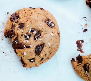Salted Bellucci EVOO Chocolate Chip Cookies